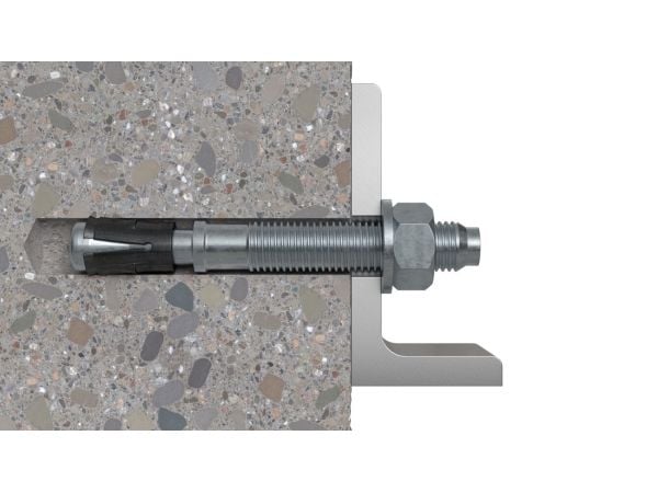 Fischer 564584, Murstein, Betong, Sinkbelagt stål, M10, 1 cm, 185 mm, 1 cm