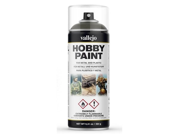 Vallejo 28.003, Grønn, Grå, Spray maling (hobby), Væske, 400 ml, 1 stykker