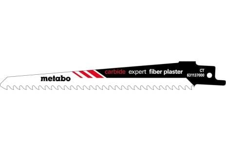 Metabo 631137000, Sabelsagblad, porebetong, Betong, Glassfiber armert plastik, Sort, Hvit, 4,3 mm, 1,25 mm, 15 cm