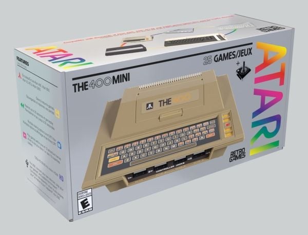 Atari 400 Mini, Atari, Beige, Svart, Oransje, 256 MB, Allwinner Technology, Allwinner H3, Innendørs