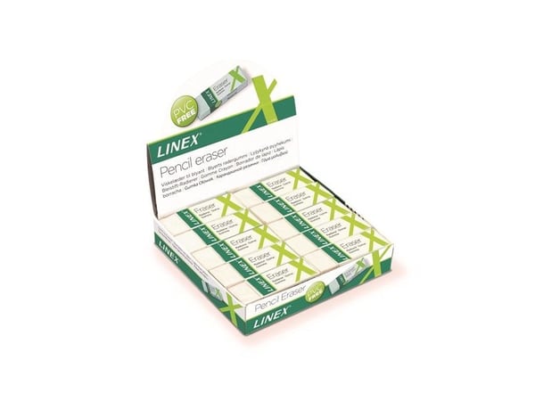 Linex ER 30, Hvit, 25 mm, 63 mm, 12 mm, 28 g, Boks
