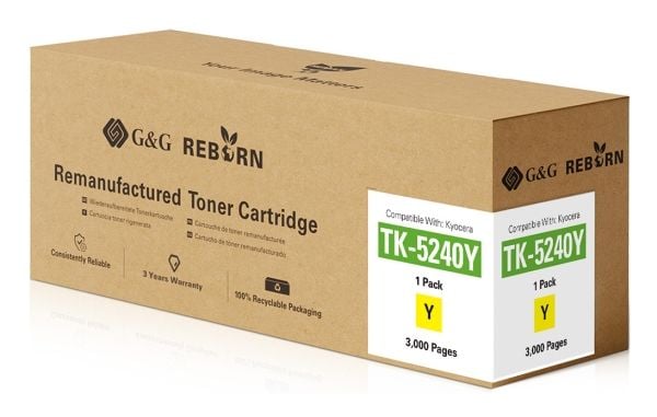 G&G 21307, 3000 sivua, Keltainen, 1 kpl
