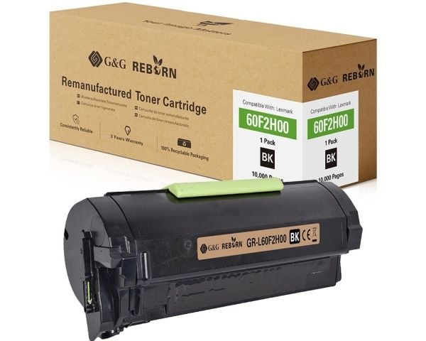G&G GR-L60F2H00, 10000 sider, Svart, 1 stykker