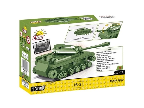 COBI IS-2, Byggsats, 6 År, 130 styck