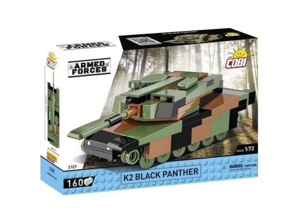 COBI K2 Black Panther, Byggesett, 6 år, 160 stykker