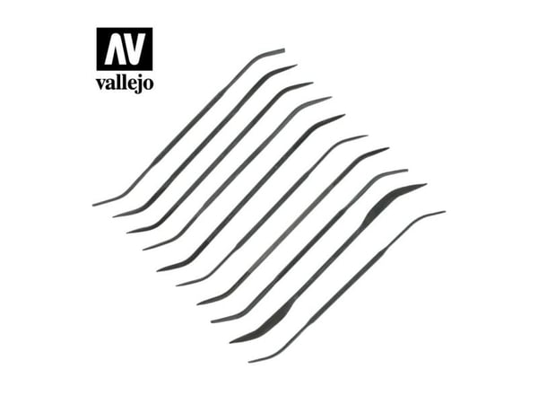 Vallejo Modeling Curved Files 10 kpl Vallejo Universal