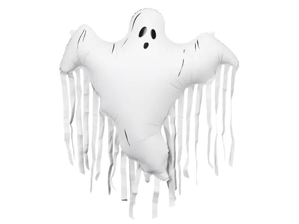 PartyDeco Ghost, Dekorasjon, Folie, Hvit, Bilde, Halloween, Alle kjønn