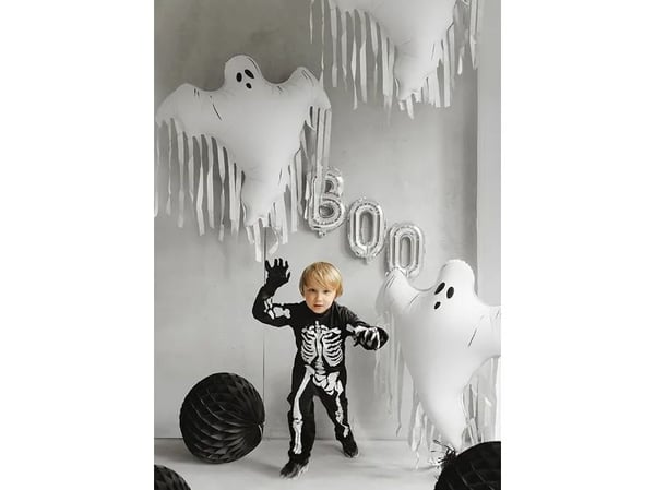 PartyDeco Ghost, Dekorasjon, Folie, Hvit, Bilde, Halloween, Alle kjønn