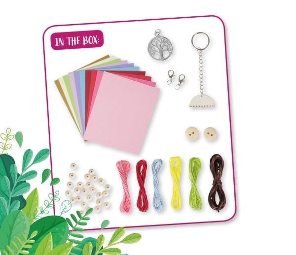 Lena Eco Nature Jewelry, Kit för tillverkning av smycken för barn, 8 År, Multifärg
