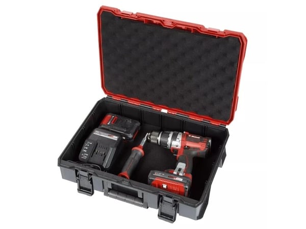 Einhell TP-CD 18/70 Li-i BL, Boremaskin med pistolgrep, Nøkkelløs, Børsteløs, Sort, Rød, 1,3 cm, 32000 RPM