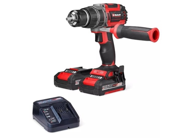 Einhell TP-CD 18/70 Li-i BL, Boremaskin med pistolgrep, Nøkkelløs, Børsteløs, Sort, Rød, 1,3 cm, 32000 RPM