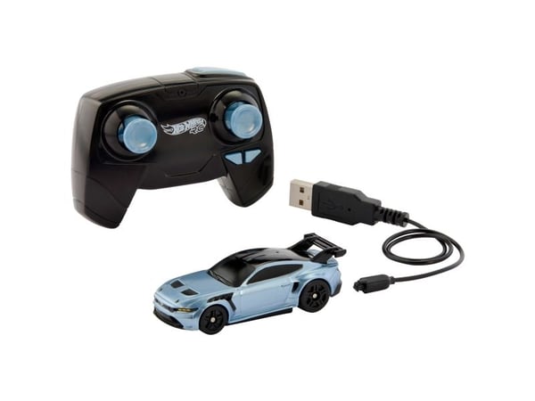 Hot Wheels RC 1:64 Scale Ford Mustang GTD Vehicle, Fingerbrettsett, 5 år, Plast, Flerfarget