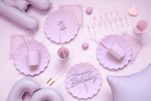 PartyDeco SCS-13-014, Stearinlys, Fiolett, 13 stykker