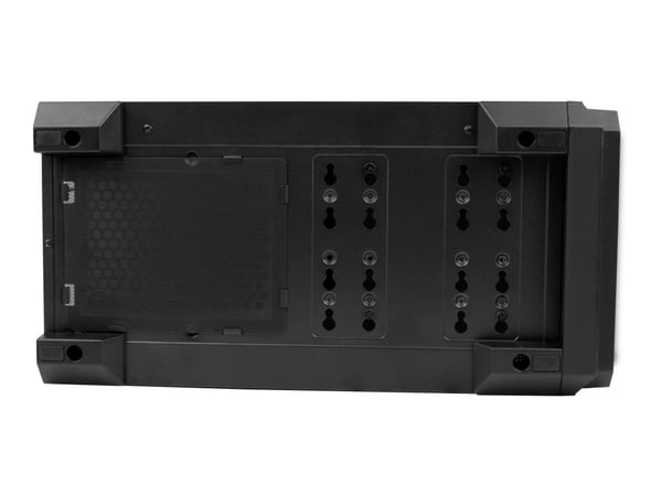 Genesis Irid 503 - Tower - micro ATX - genomskinlig sidopanel (härdat glas) - ingen strömförsörjning (ATX) - svart - USB/ljud