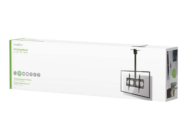 Nedis TVCM1350BK - Brakett - full bevegelse - for TV - stål - svart - skjermstørrelse: 42"-65" - takmonterbar