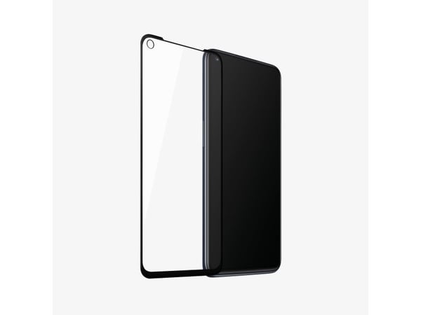 OnePlus - Skjermbeskyttelse for mobiltelefon - film - rammefarge svart - for OnePlus Nord N10 5G