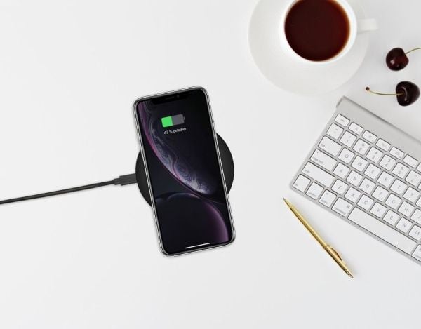 Ansmann WiLine 15R, Innendørs, USB, 9 V, Trådløs lading, Sort