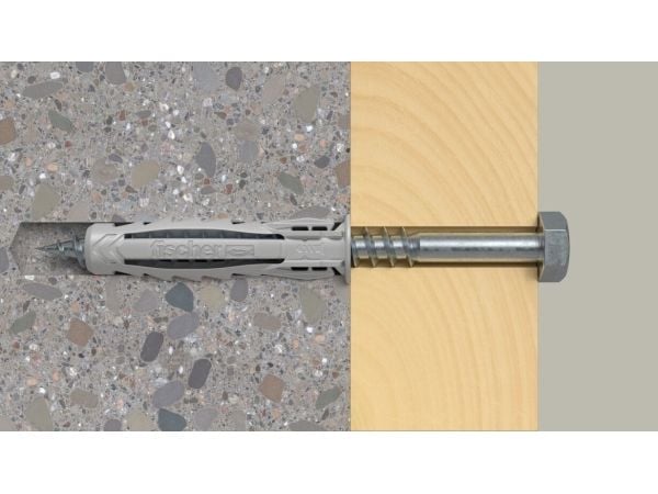 Fischer 567900, Expansionsankare, Autoklaverad lättbetong, Tegel, Betong, Gipsblock, Murverk, Nylon, 1 cm, 50 mm, 1 cm