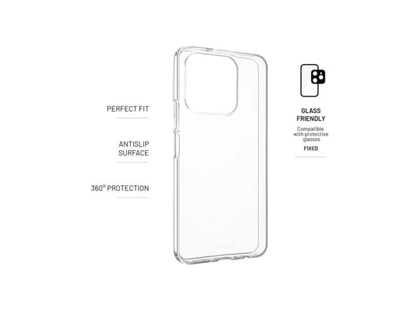 Fixed Story - Baksidedeksel for mobiltelefon - termoplast-polyuretan (TPU) - blank - for Honor X6b