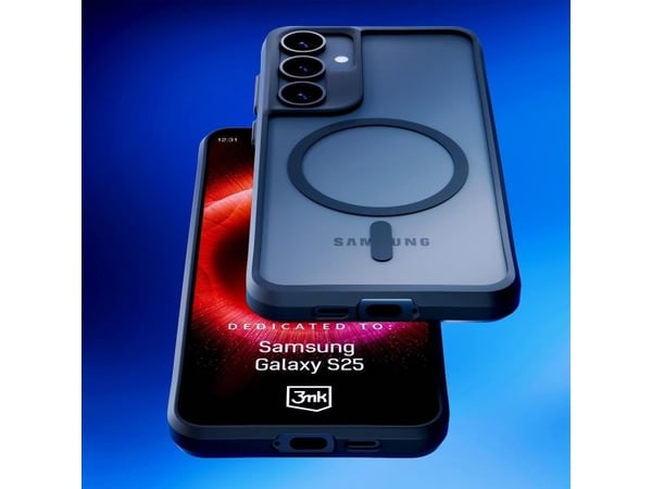 3MK Satin Armor, Etui, Samsung, Galaxy S25, 15,8 cm (6.2"), Blå, Gjennomsiktig