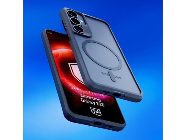 3MK Satin Armor, Etui, Samsung, Galaxy S25, 15,8 cm (6.2"), Blå, Gjennomsiktig