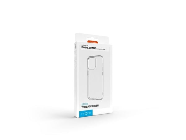 Fixed Story - bakdeksel til mobiltelefon - termoplastisk polyuretan (TPU) - gjennomsiktig - for Realme C61, Note 60