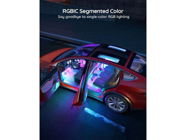 Govee LED Strip Govee RGBIC Interiør Billys Smart Strip Light Transparent Bluetooth