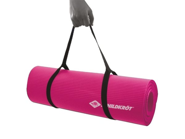 Schildkröt Fitness 960070, Treningsmatte til generelle formål, Rosa, Gummi, 1850 mm, 1 cm