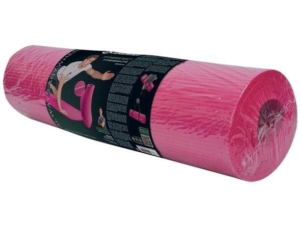 Schildkröt Fitness 960070, Treningsmatte til generelle formål, Rosa, Gummi, 1850 mm, 1 cm