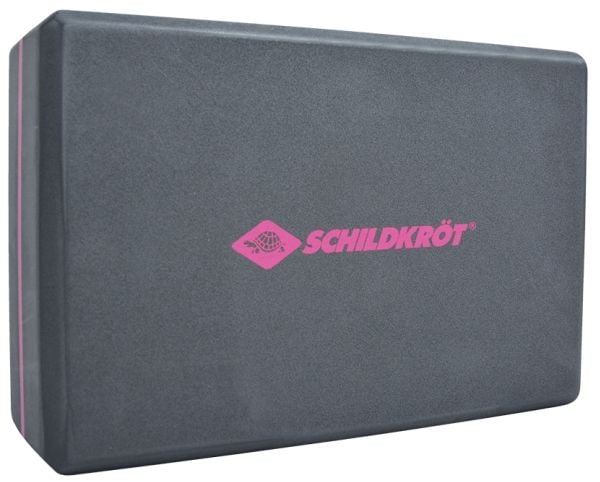 Schildkröt Fitness Yoga Block, Svart, Skum av etylenvinylacetat, 225 mm, 150 mm, 75 mm, 150 g