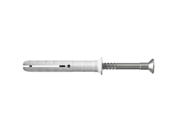 Fischer 50375, Skrue- og veggpluggsett, Murstein, Betong, Pozidriv, PZ3, 80 mm, 8 mm