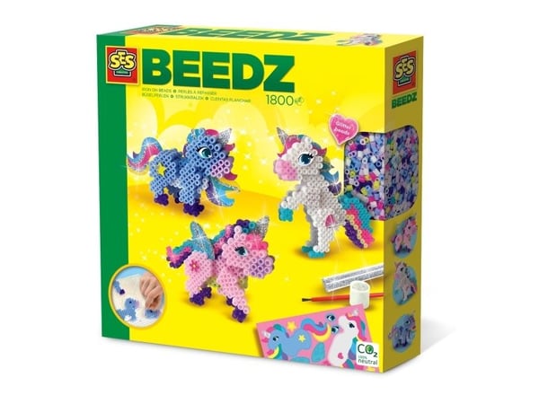 SES Creative Beedz 06263, 5 år, Gutt/Jente, Barn, Unicorn, Plast, Flerfarget