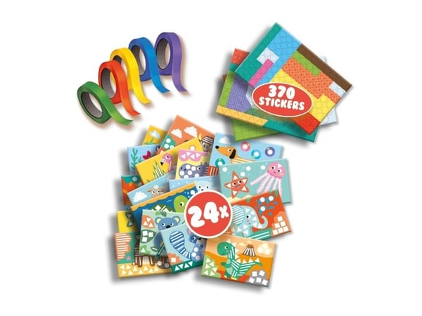 SES Creative 14632, Pysselsett for barn, 3 år, Papp, Flerfarget