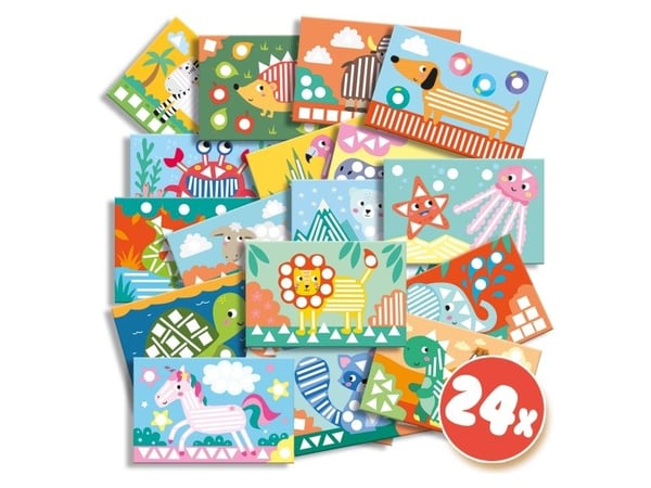 SES Creative 14632, Pysselsett for barn, 3 år, Papp, Flerfarget