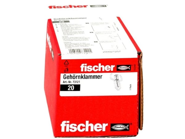 Fischer 073121 Rør-holdere 20 stk