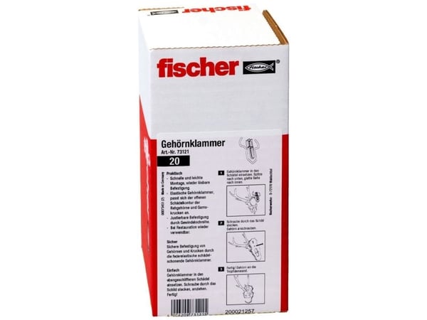 Fischer 073121 Rør-holdere 20 stk