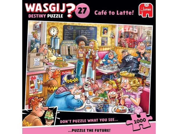 Puzzle Royal Jumbo Bv Wasgij - 27 Fate: Cafe - Latte (1000 palaa) (1110100596)
