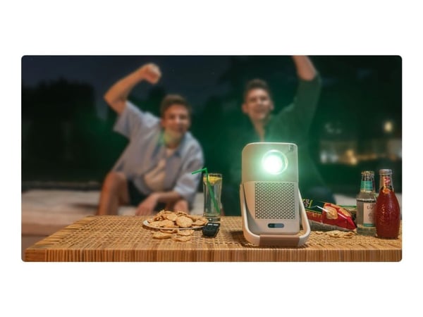 Yaber T2 Plus LCD FullHD 1080p multimediaprojektor med JBL-høyttalere - Beige