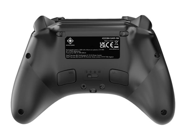 DELTACO GAMING GAM-184 - Håndkonsoll - trådløs - 2.4 GHz/Bluetooth - for Android, PC, Nintendo Switch, iOS, Tesla