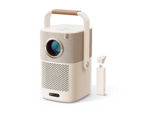 Yaber T2 Plus LCD FullHD 1080p multimediaprojektor med JBL-høyttalere - Beige