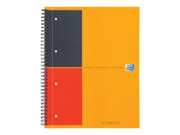 Notesbog Oxford International, A4+, linjeret, 80 ark, 80g