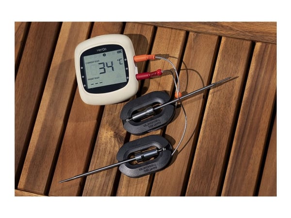 HerQs EasyBBQ pro - Köttermometer - till barbequegrill