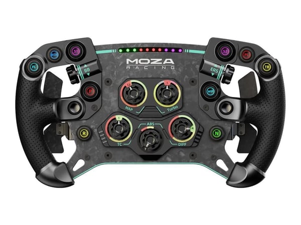 Moza Racing GS V2P GT - Hjul - 10 knapper - trådløs, kablet - for PC