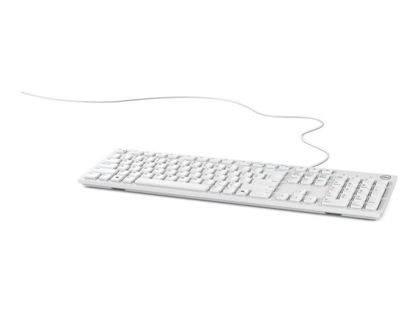 Dell KB216 - Tastatur - multimedia - USB - QWERTY - Pan Nordic - hvit