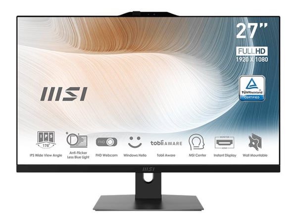 MSI Modern AM272P 12M 1063AT - Allt-i-ett Core i5 1235U / upp till 4.4 GHz - RAM 16 GB - SSD 512 GB - NVMe - Intel Iris Xe-grafik - IEEE 802.11ax (...