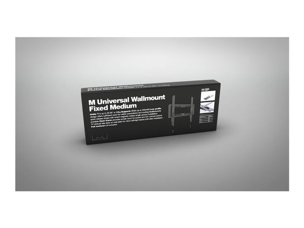 Multibrackets 1008, 81,3 cm (32"), 165,1 cm (65"), 200 x 200 mm, 400 x 400 mm, Terästä, Musta