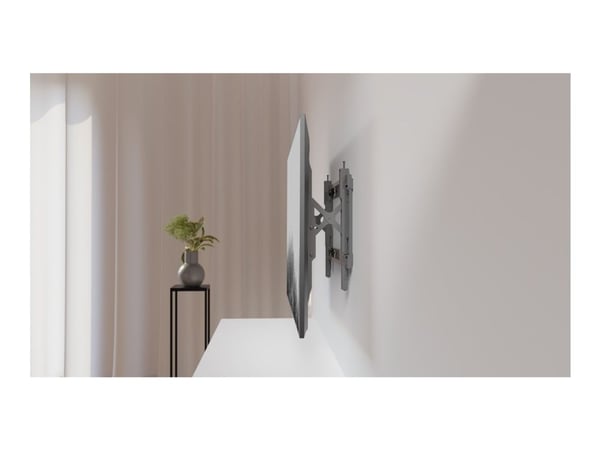 Multibrackets M - Monteringssett (veggmontering) - for TV - push-in pop-out - stål - svart - skjermstørrelse: 43"-86"