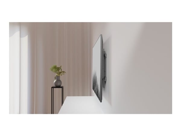 Multibrackets M - Monteringssett (veggmontering) - for TV - push-in pop-out - stål - svart - skjermstørrelse: 43"-86"