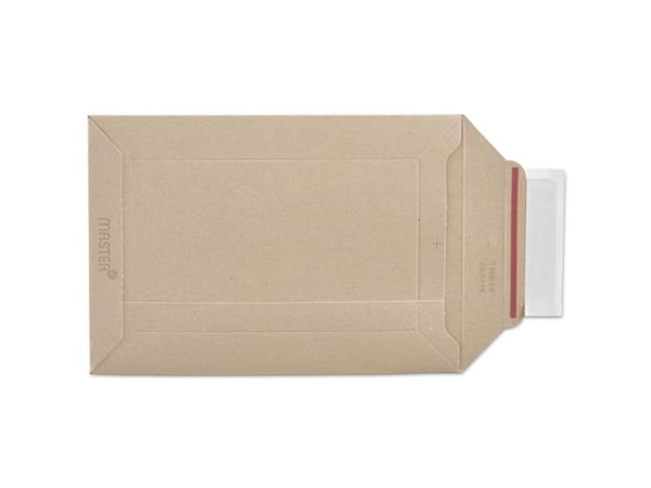 Bølgepap kuvert, Master'in Access, 330 x 490 mm, Kort side åben, A3 med selvklæbende flap med afrivn - (100 stk.)