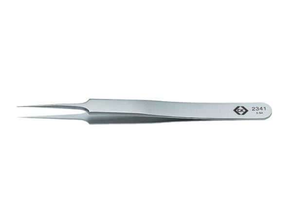 C.K Tools Precision 2341, Ruostumaton teräs, Hopea, Suippokärkinen, Suora, 110 mm, 1 kpl C.K Tools Precision 2341, Ruostumaton teräs, Hopea, Suippokärkinen, Suora, 110 mm, 1 kpl